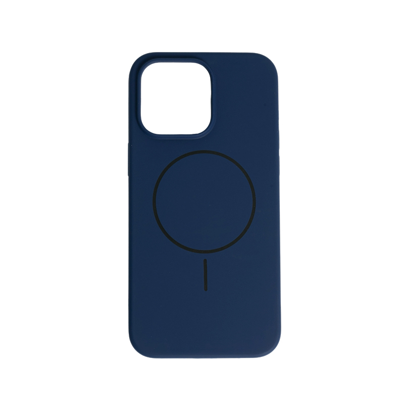 Apple Iphone Mobile Phone Magnetic Silicone Mobile Phone Case (Thin Circle) + Magnetic Suction