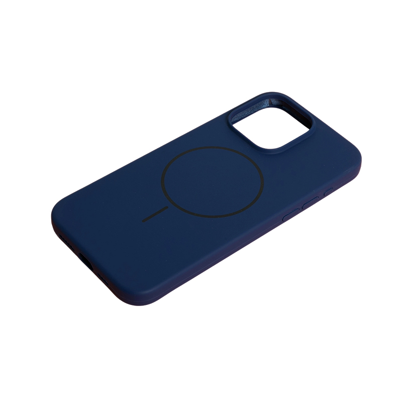 Apple Iphone Mobile Phone Magnetic Silicone Mobile Phone Case (Thin Circle) + Magnetic Suction