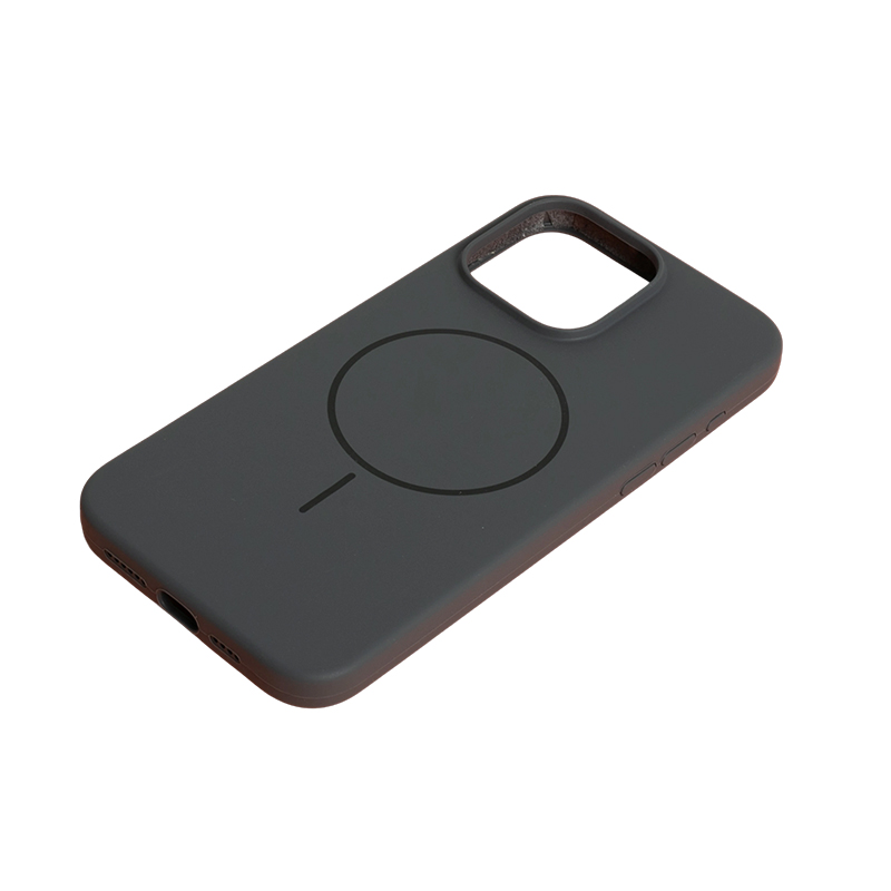 Apple Iphone Mobile Phone Magnetic Silicone Mobile Phone Case (Thin Circle) + Magnetic Suction