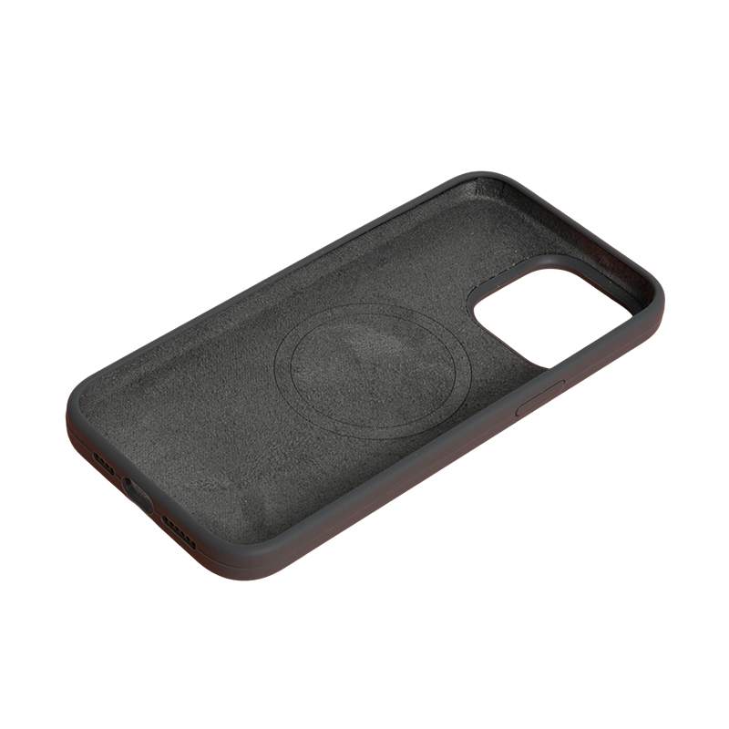 Apple Iphone Mobile Phone Magnetic Silicone Mobile Phone Case (Thin Circle) + Magnetic Suction