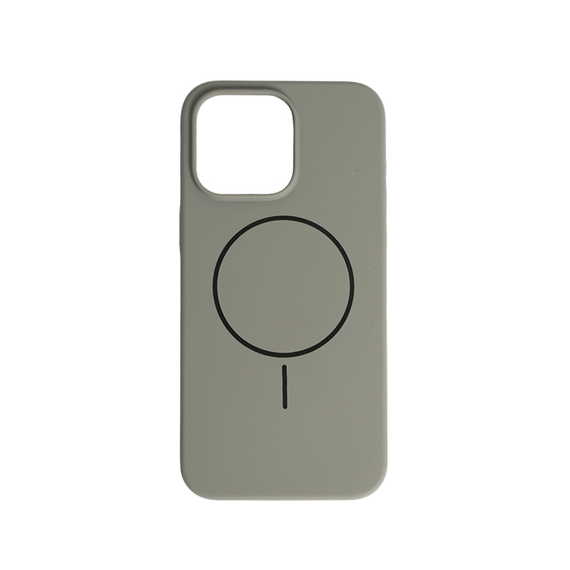 Apple Iphone Mobile Phone Magnetic Silicone Mobile Phone Case (Thin Circle) + Magnetic Suction