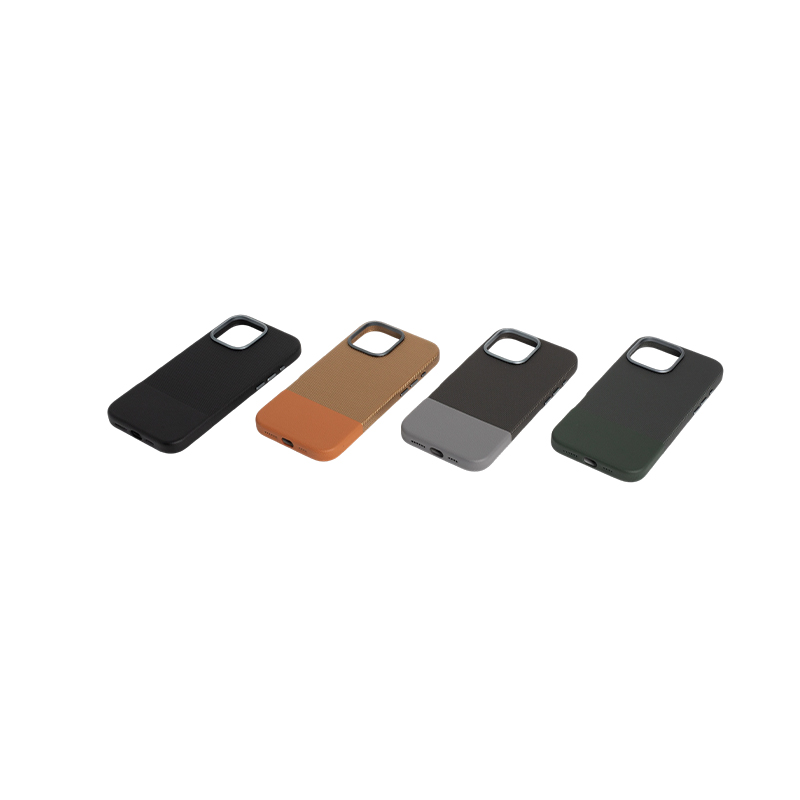 Brick And Stone Pattern Splicing (Metal Camera Ring + Metal Button + Magnetic Suction) Iphone Mobile Phone Protective Case