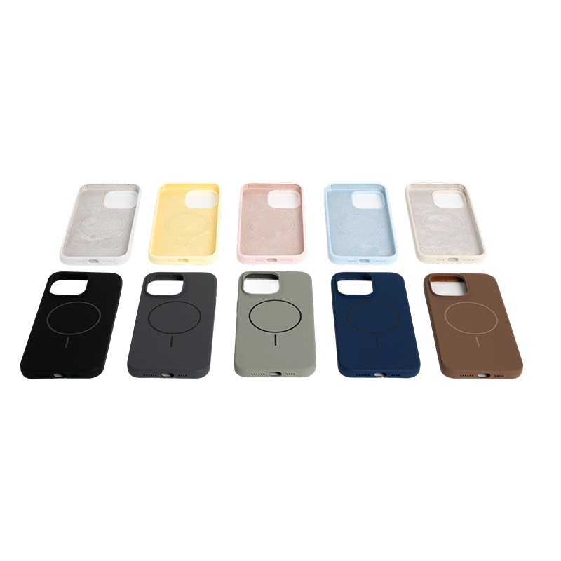 Apple Iphone Mobile Phone Magnetic Silicone Mobile Phone Case (Thin Circle) + Magnetic Suction
