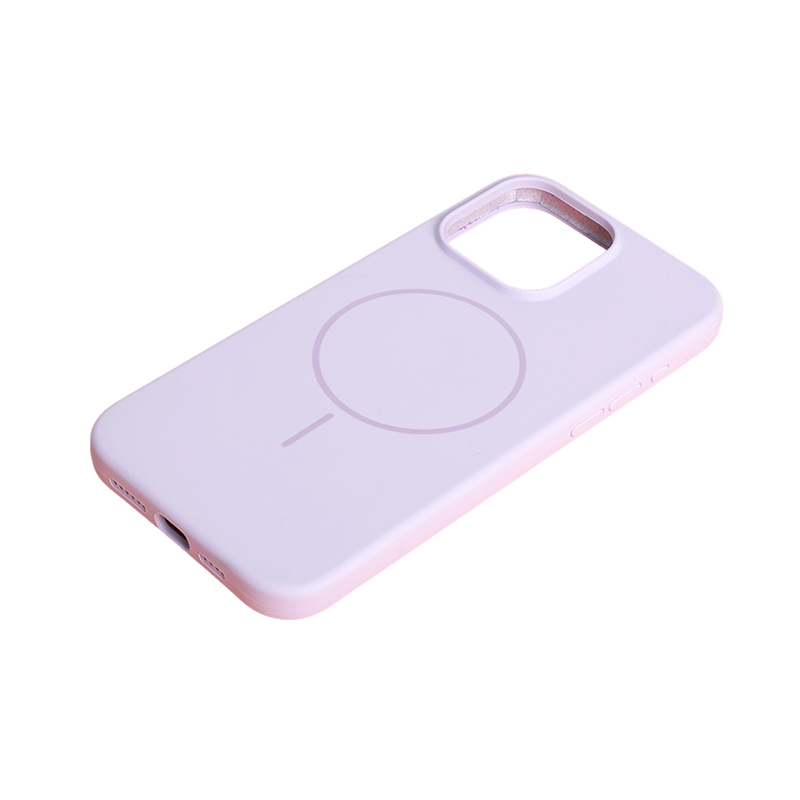 Apple Iphone Mobile Phone Magnetic Silicone Mobile Phone Case (Thin Circle) + Magnetic Suction
