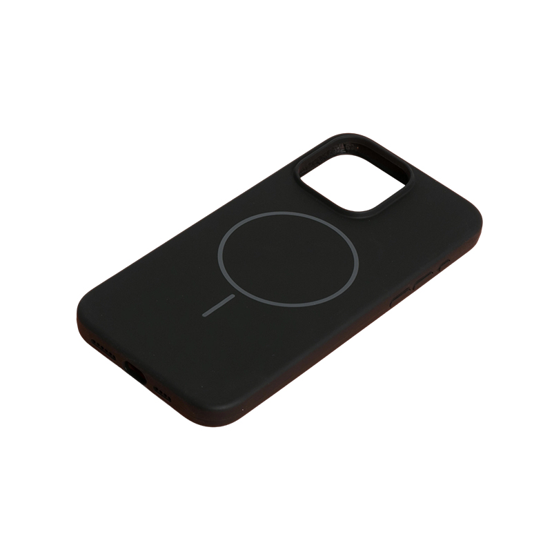 Apple Iphone Mobile Phone Magnetic Silicone Mobile Phone Case (Thin Circle) + Magnetic Suction