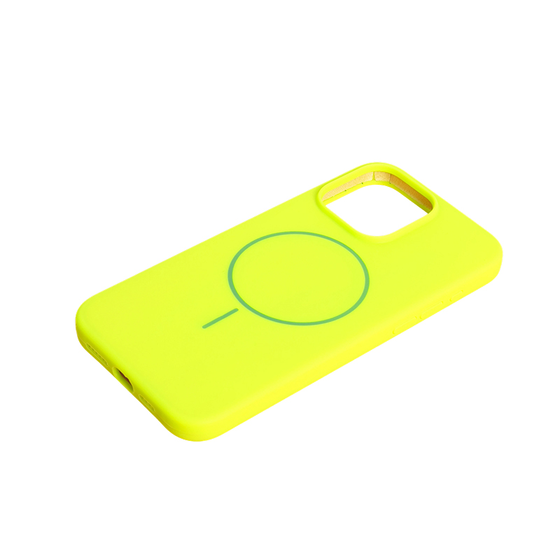 Apple Iphone Mobile Phone Magnetic Silicone Mobile Phone Case (Thin Circle) + Magnetic Suction