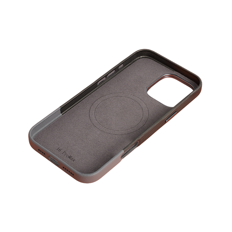 Brick And Stone Pattern Splicing (Metal Camera Ring + Metal Button + Magnetic Suction) Iphone Mobile Phone Protective Case