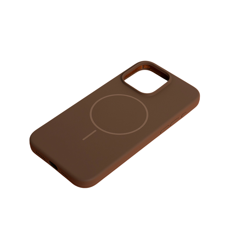 Apple Iphone Mobile Phone Magnetic Silicone Mobile Phone Case (Thin Circle) + Magnetic Suction